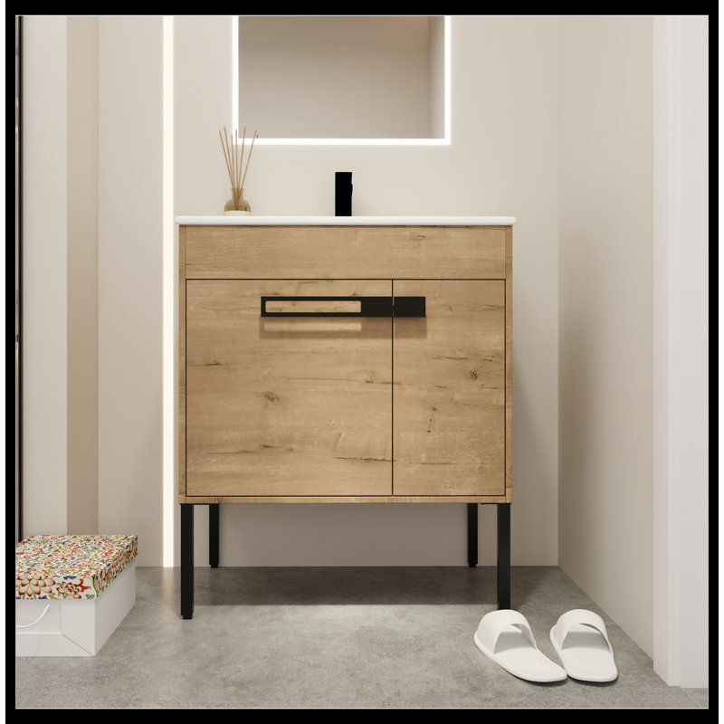 Meuble-lavabo avec lavabo, meuble-lavabo autoportant ou flottant