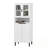 Hudock with 2 Glass Doors and open storage-411727754