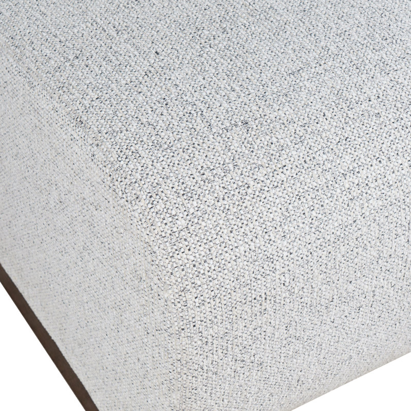 Banc modulaire rembourré une place avec tissu performant Housley