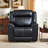 39'' Wide Contemporary and Breathable Faux Leather Manual Standard Recliner with Wide Backrest-865803448