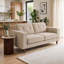 Jaspa 2 and 3 Seater Faux Leather or Fabric Sofa with Footstool-489059691-489059689
