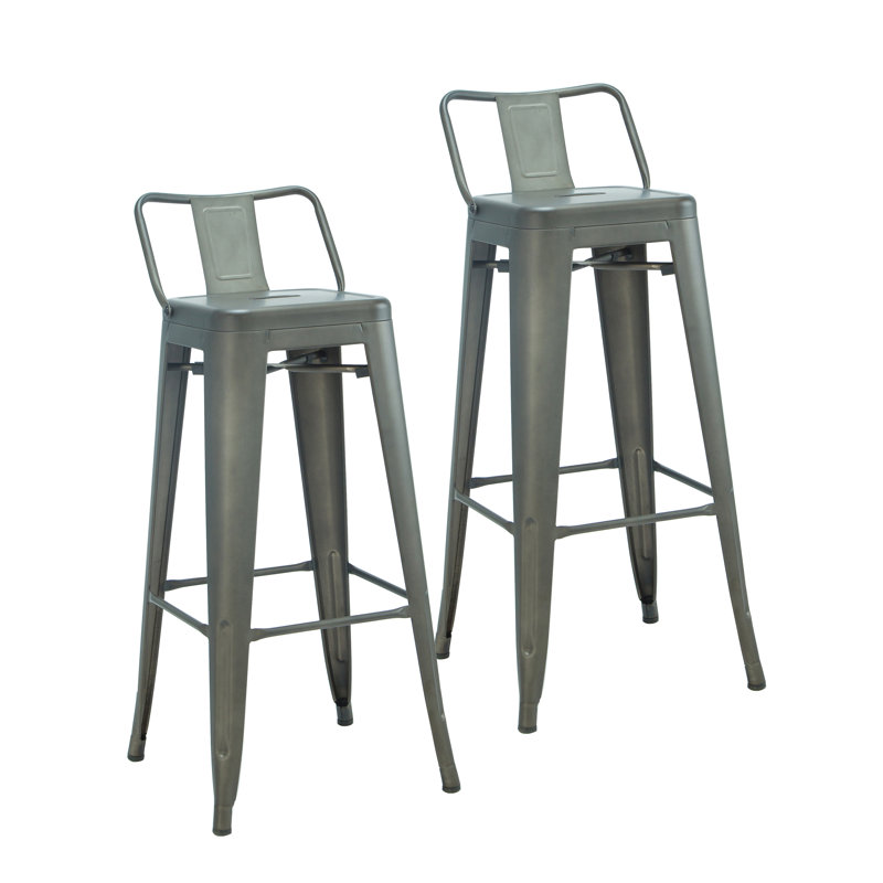 Tabouret Fonseca, Gris bronze, Tabouret (assise à une hauteur de 30,31 po)
