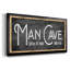 «Man Cave», art textuel sur toile-1920066685