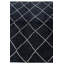 Tapis noir Odea