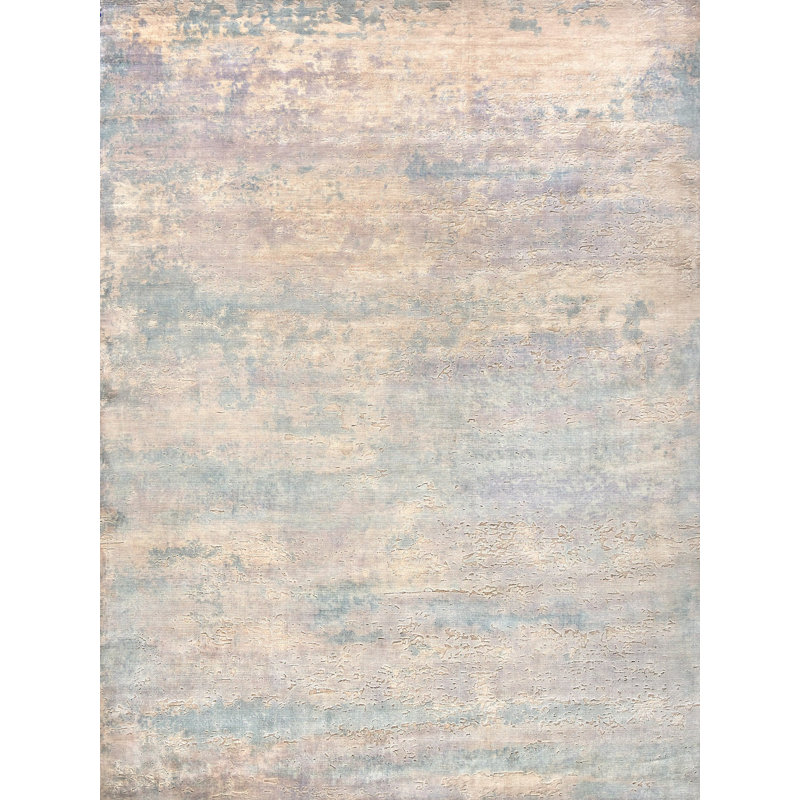 Reflections Abstract Area Rug in Light Beige, Rectangle 8' x 10'