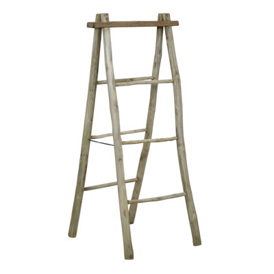 Wood 4 Freestanding Towel Rack