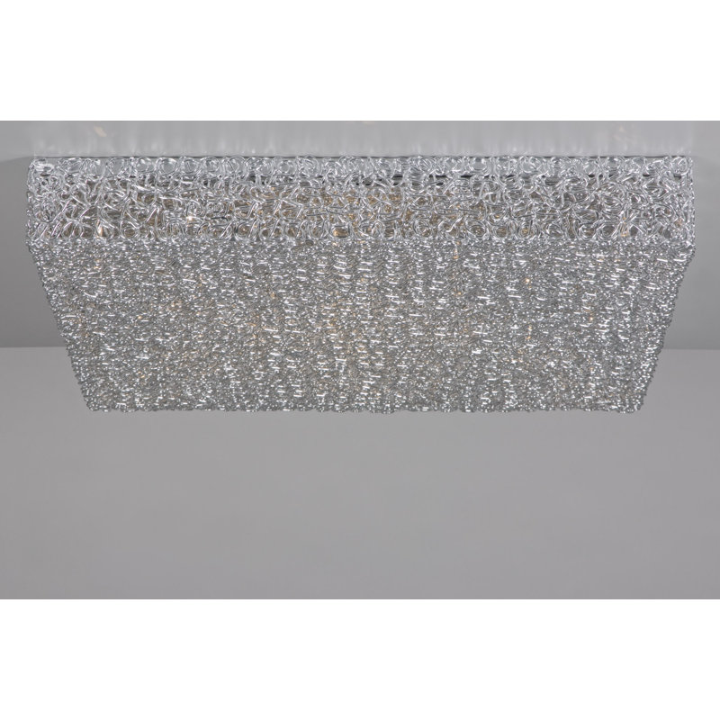Wire Flush Mount, 17cm H x 82cm W x 82cm D