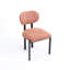 Ensemble de 2 chaises de salle à manger de style moderne Mid-Century Boucle, élégantes et ergonomiques avec des pieds en métal noir pour une assise confortable-543174713