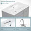 Meuble-lavabo simple 30 po avec plateau en céramique Daisy-811195087
