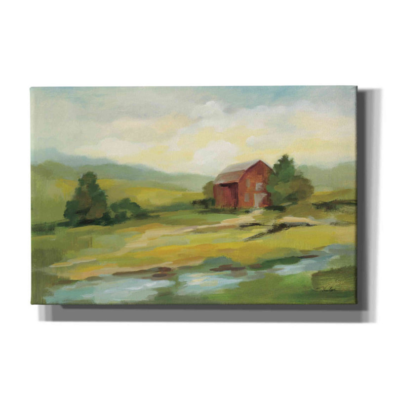 «Epic Graffiti» «Springtime Farm» par Silvia Vassilev, impression sur toile par Silvia Vassileva