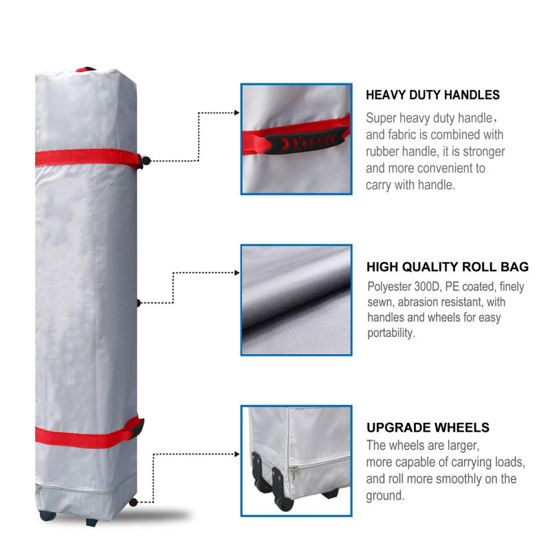 Pop-Up Gazebo Tent With Roller Bag