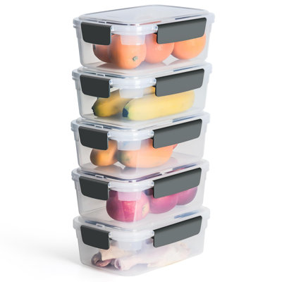 Glass Storage Containers With Lids Snapware Total Solution 10-Pc
