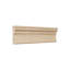 BRB3 - Moulure en bois massif de style bébé Howe Americraft, P 11/16 po x l 2 1/4 po x L 96 po, chêne blanc teint-96930652
