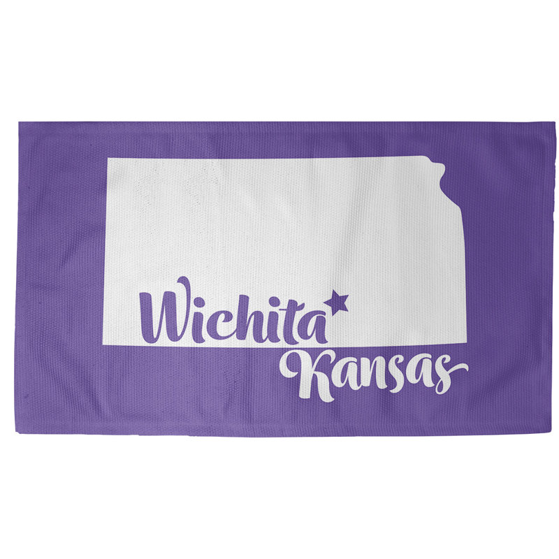 Tapis de zone mauve kansas wichita, Rectangle 2 pi x 3 pi, Oui