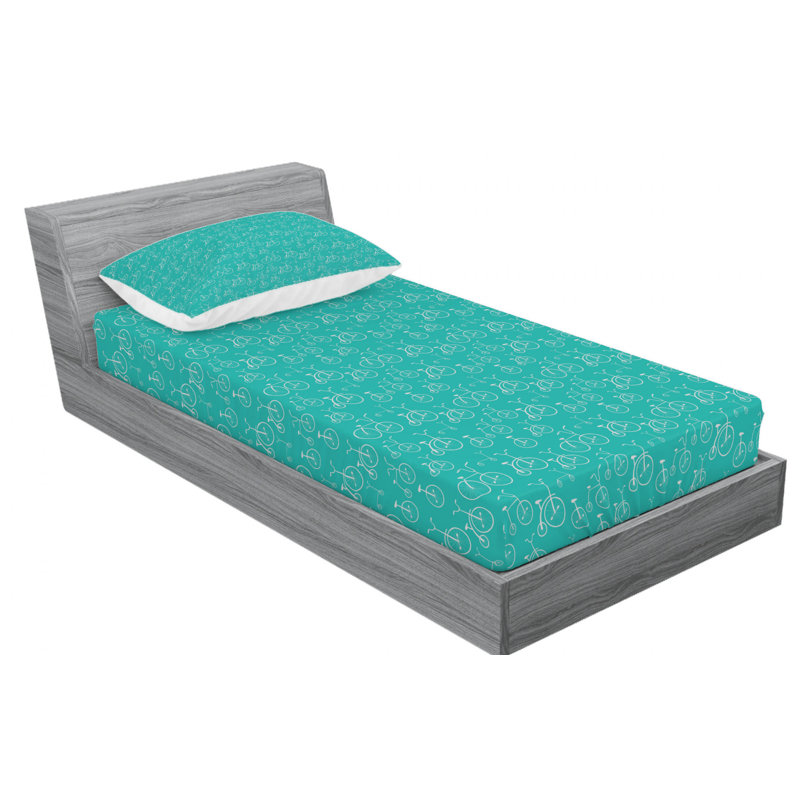 Microfiber Sheet Set, Twin Sheet Set with Fitted Sheet