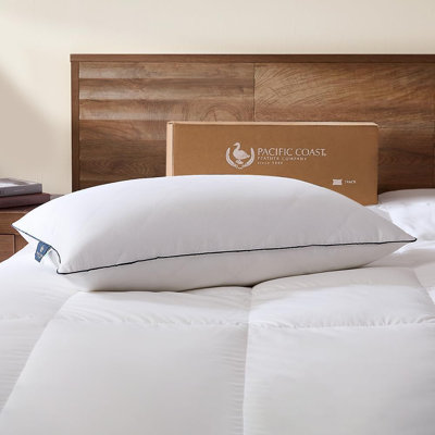 Ensemble de 1 oreiller en duvet d'oie de qualité supérieure Pacific Coast