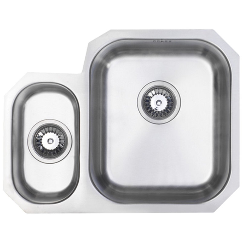 Belfry Kitchen W Kitchen Sink, 100mm H x 594mm L x 185mm W, Right Hand Main Bowl