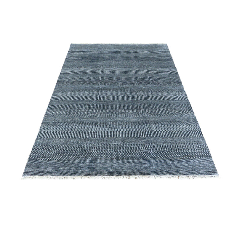Tapis brun Gabbeh moderne en soie noué à la main 5 pi 9 po x 8 pi 1 po C3573CBB0E4040EF9574440CD80AE297