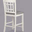 Mobilier de salle à manger en bois massif avec chaises de pub rembourrées à hauteur de comptoir 2 pièces-821786363-821786361
