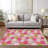 Maliana Washable Abstract Indoor / Outdoor Rug-96134290
