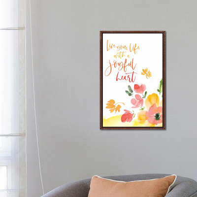 Joyful Heart - Print on Canvas