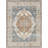 Oriental Machine Woven Polyester Area Rug in Blue-70927564