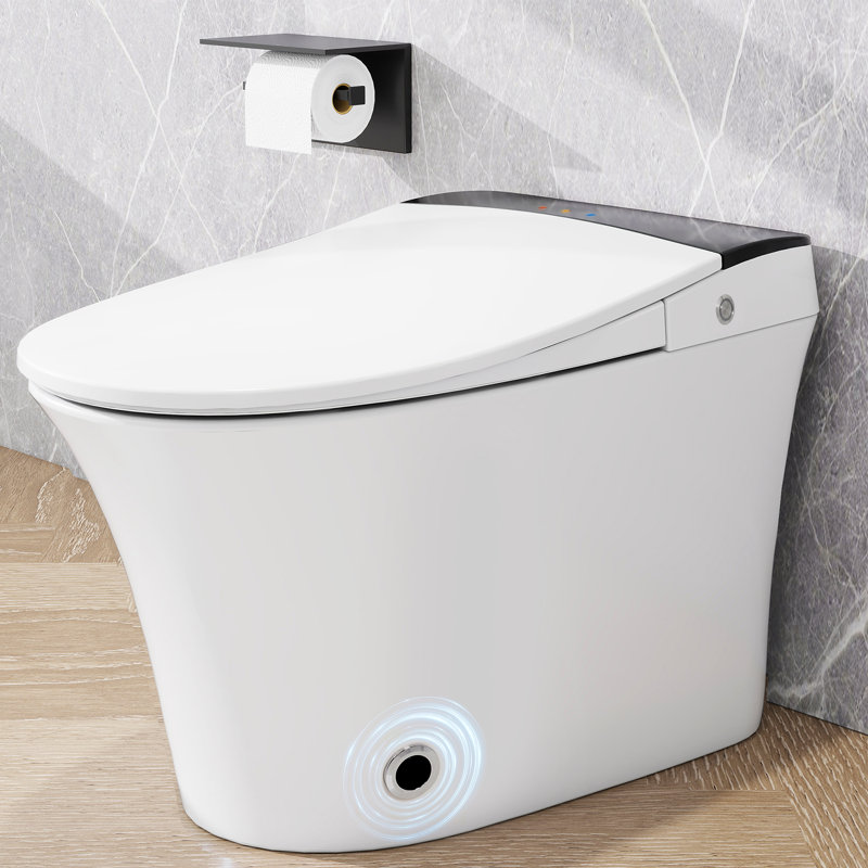 Smart Integrated Toilet With Heated Seat And Soft-Close Lid