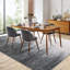 Tapis d'intérieur abstrait moderne antidérapant lavable à la machine 5 x 7-680231376