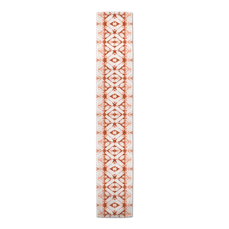 Chemin de table Bonzie, 90 po x 16 po, Orange