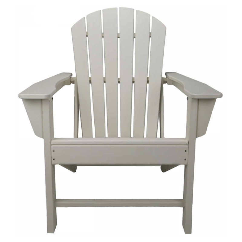 Reclining Deck Chair, White