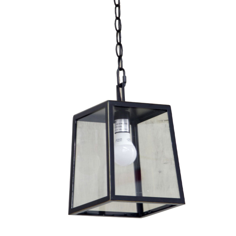 Lanterne suspendue d'extérieur 1 lumière H 17 po Imperial Black