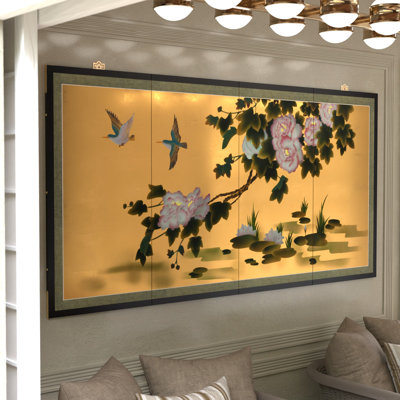 Painting on Folding Screen