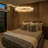 Modern Farmhouse Bubble Chandelier with Crystal Ring, 45-Watt Integrated LED Dimmable Pendant Light, Adjustable Height, ETL Listed-952987935