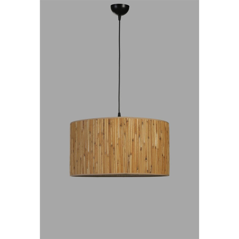 Chandle Chandelier, Wooden/Black