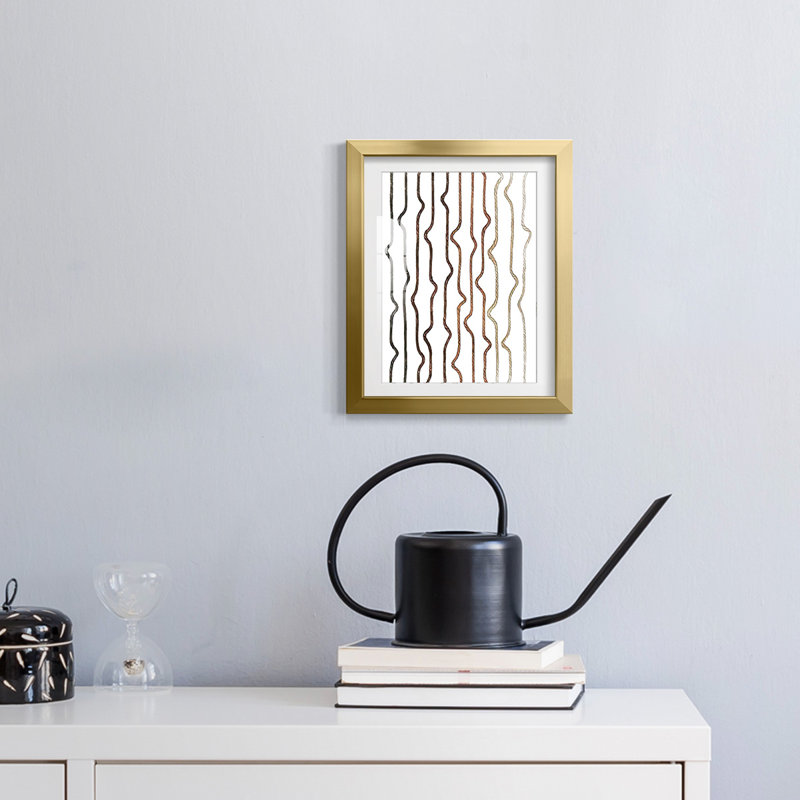 Jagged Flow I -Framed Print