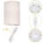 Hanjun Plug-in Flush Mounted Sconce