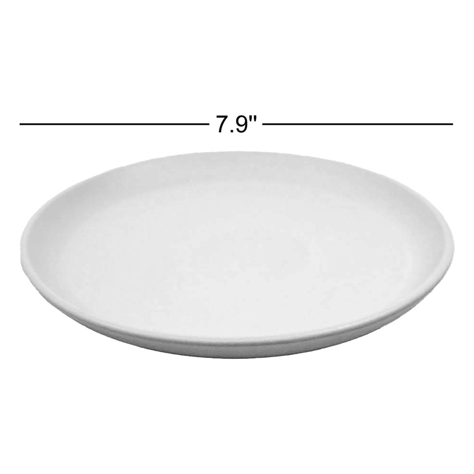 Borgen Dessert Plate, Chalk