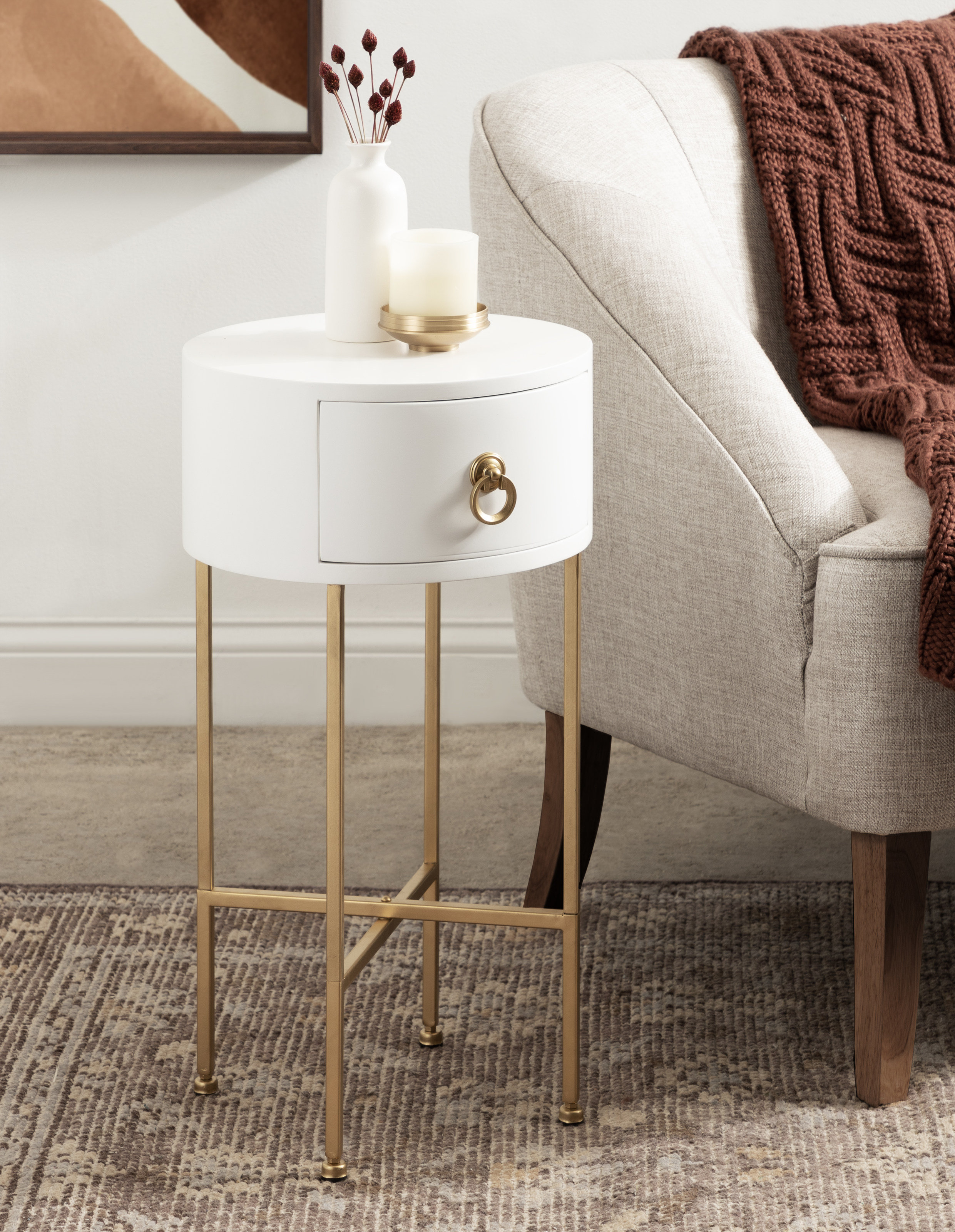 Beachcrest Home Leighty End Table with Storage & Reviews | Wayfair