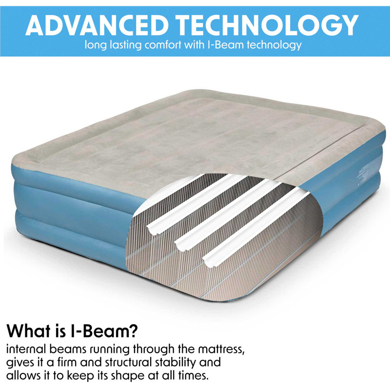 Neah 46cm Air Bed, Queen