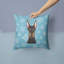 Coussin Snowflake Doberman 14 po