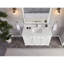48" Cadet Finish Solid Wood Sink Vanity  With 1' Artificial Stone Top-381423861