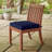 Anbritt 6 - Person Solid Wood Patio Dining Set Umbrella Hole Included Rectangular Table with Cushions Included-20240747