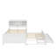 Lit plateforme avec tête de lit, USB, lit gigogne et tiroirs-367924041-367924043