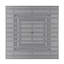 Gulli X 42 po Table de foyer en aluminium avec perles de verre, deux couvercles, couvercle, 55 000 Btus, finition grise-477947947