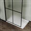 Porte en verre trempé givré 34 po x 72 po