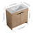 36" Freestanding Bathroom Vanity with White Ceramic Sink-107233758