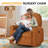 33.46’’ Nursery Rocking Chair, Upholstered Swivel Recliner-948239221