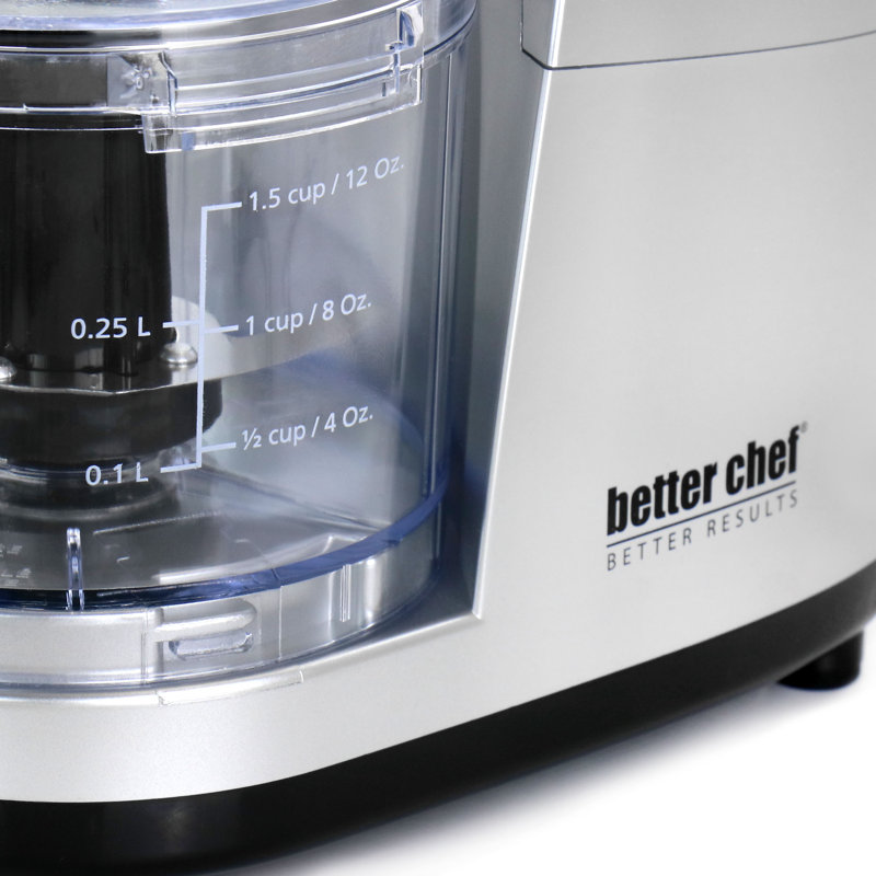 Hachoir compact 1,5 tasses Better Chef, Argent