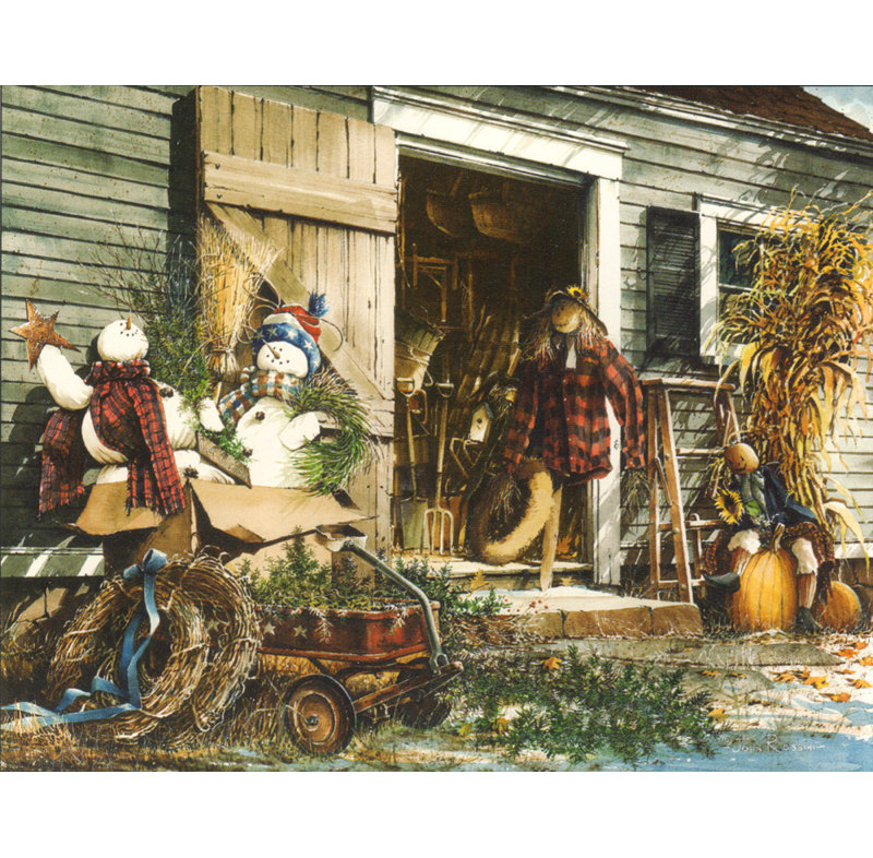 Changing Seasons, 14" H x 18" W