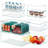 8 PACK Freezer Organizer Bins Clear Stackable Storage Bins